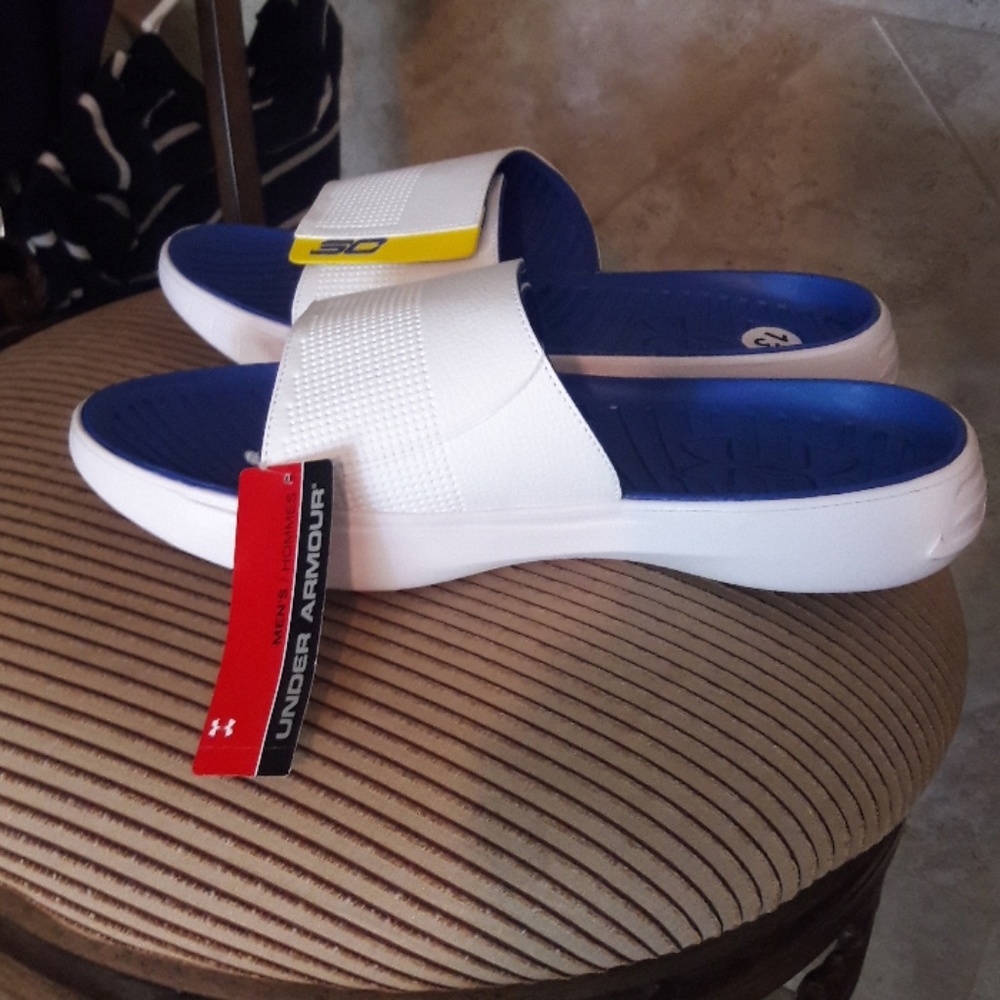 New mens Under Armour Curry Slides